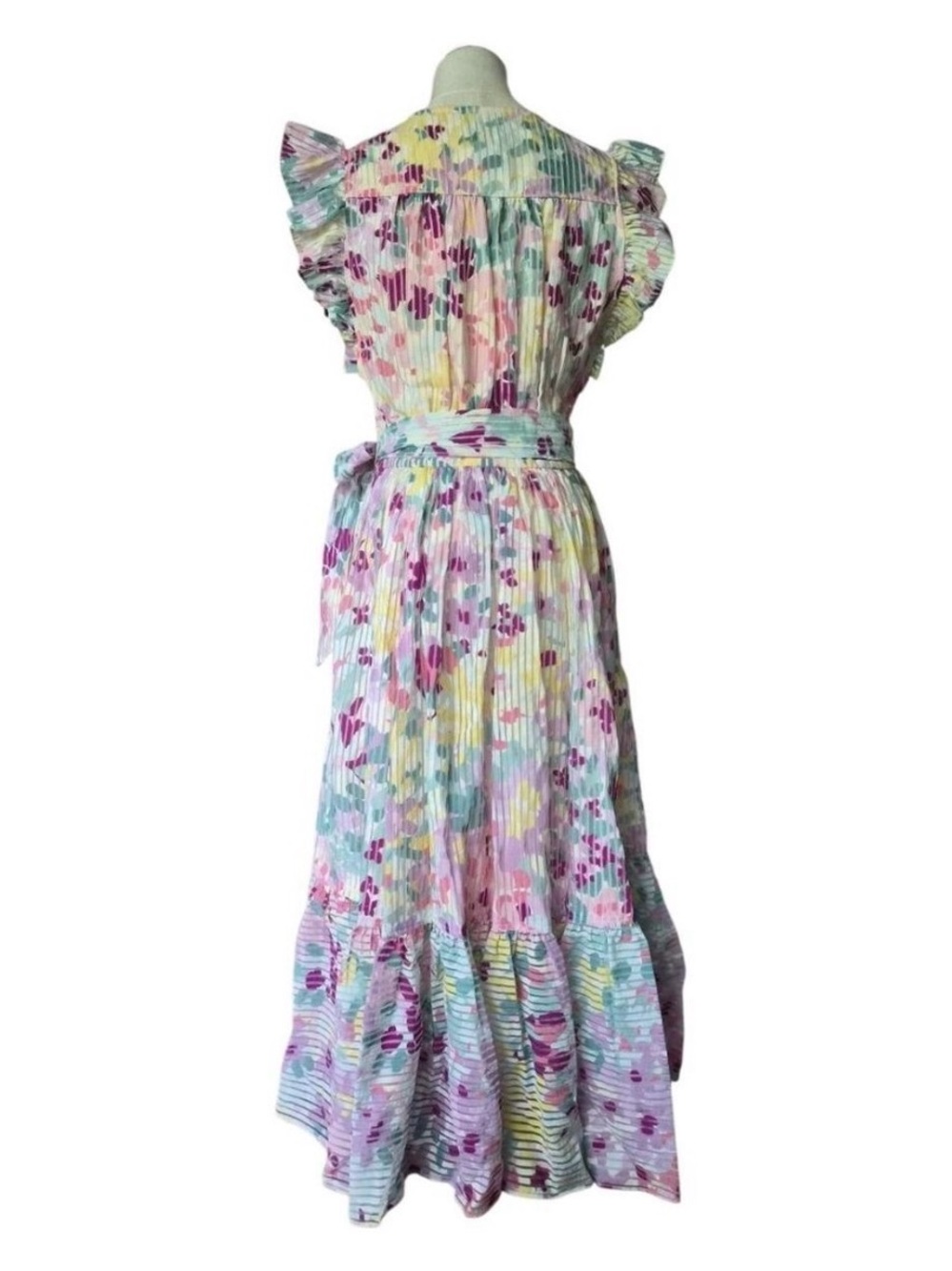 Kate Spade painted pedals burnout dress - Picture 5 of 6